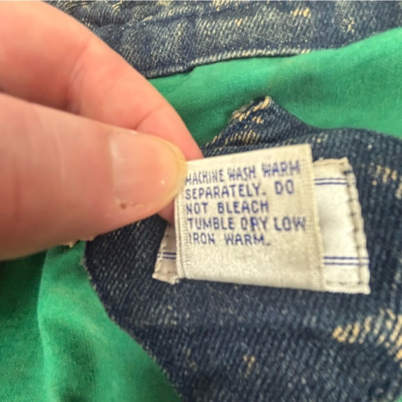 Jason Daniels Vintage 80's Men's Acidwash Denim Bomber Jacket Size Large - Picture 13 of 13